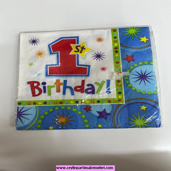1 Birthday ! Temalı Peçete